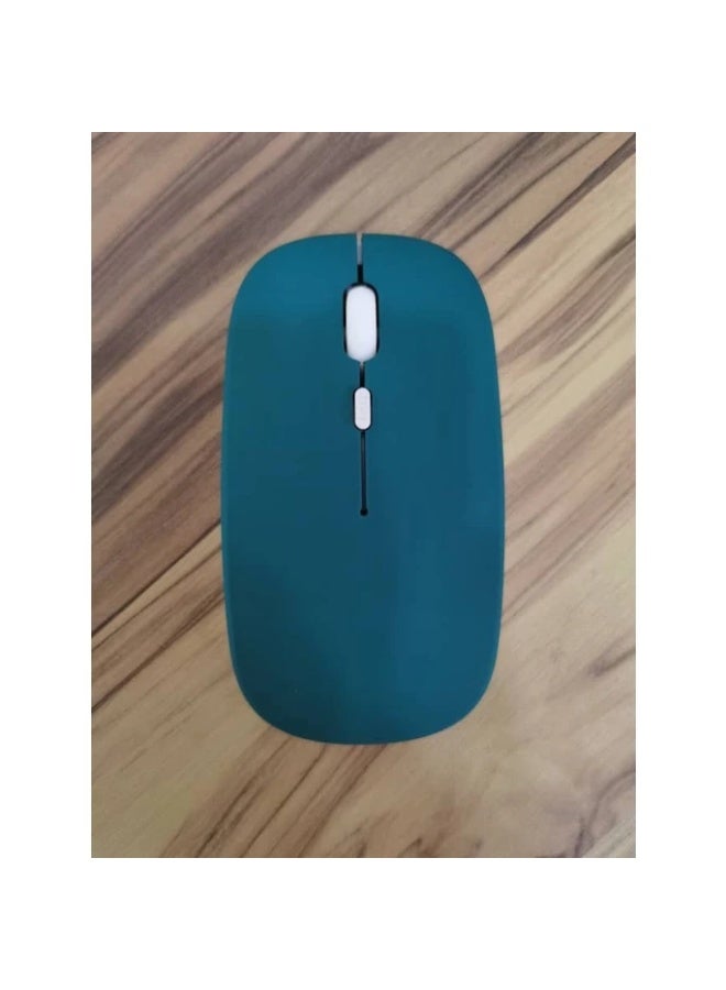 T-WOLF M12 Bluetooth MOUSE Wireless Slim Mouse For Android Tablet Laptop Smart Phones LIKE M330 M185 M220 (Dark GREEN) - Image 2